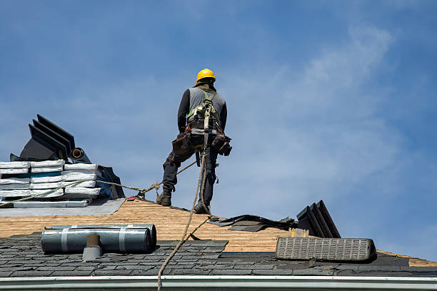 Professional Flat Roof Repair technician working in Milford, NE